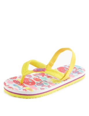 Kids&#39; Fish Print Flip-Flops